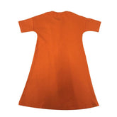 Girls dress kids clothes short sleeves cotton ribbed dress children clothing-TB00904-Veeddydropshipping